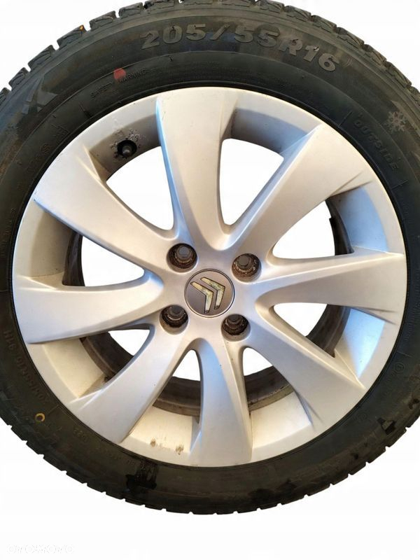FELGI Z OPONAMI ZIMA CITROEN C4 PICASSO I 16'' 6,5J ET26 4X108 205/55/16 - 5