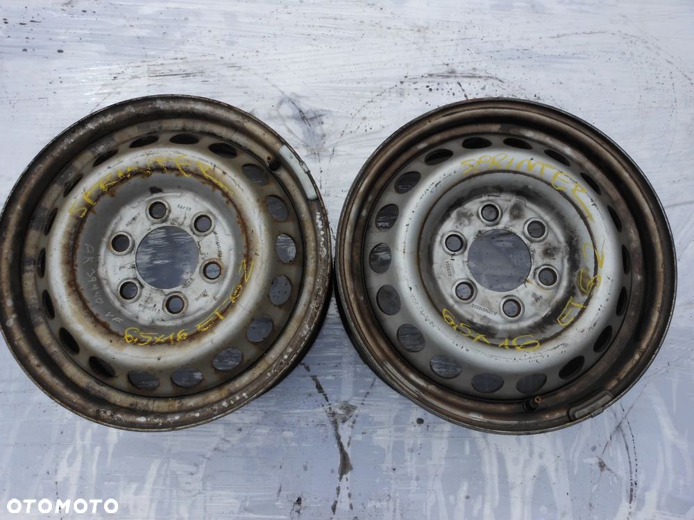FELGA MERCEDES SPRINTER 6,5J 16 ET62 6X130  A0014019202 - 1