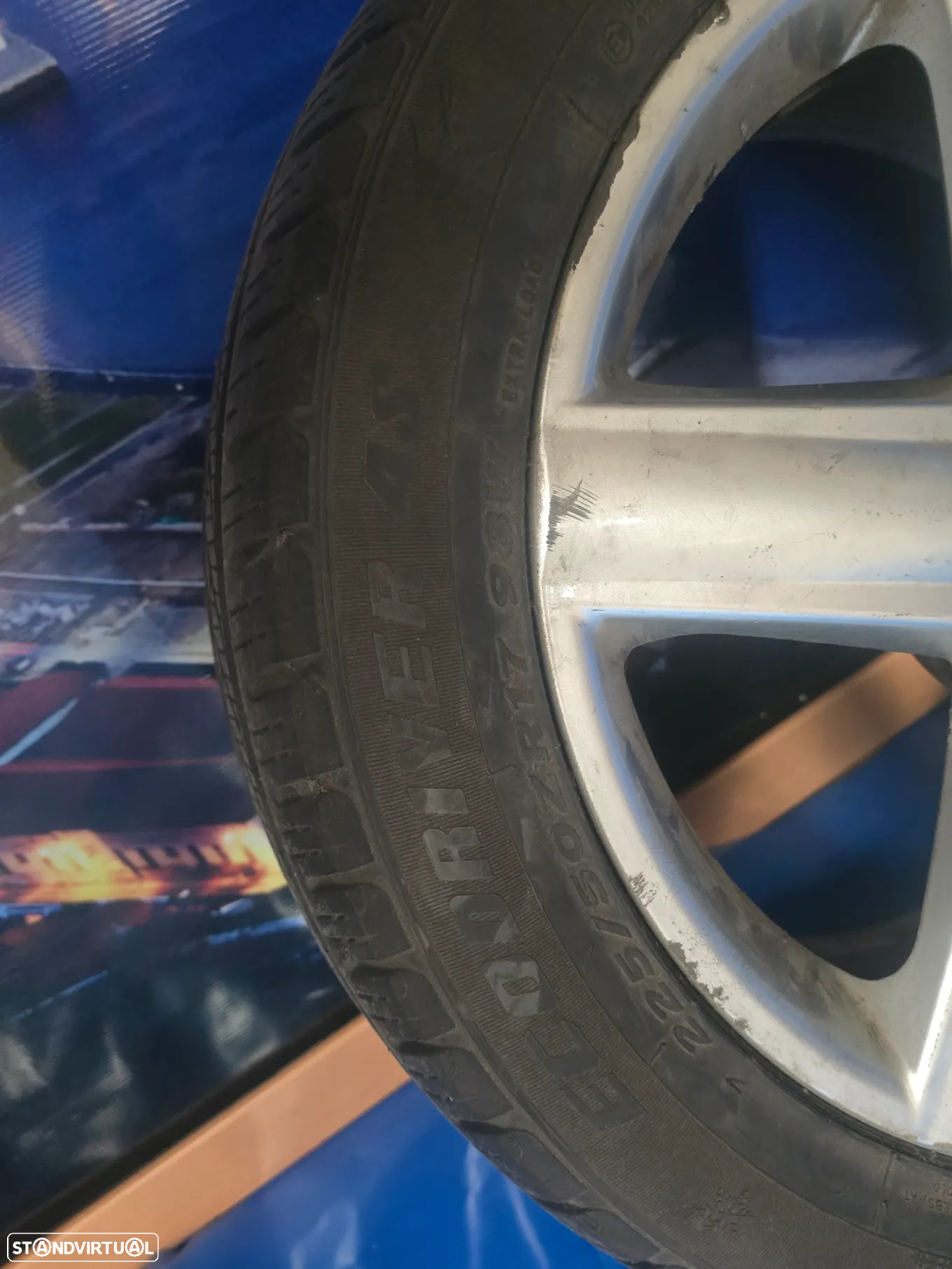 Jante Roda Suplente com pneu M+S originais para audi a6 c6 4f 2003- 225/50 R17 - 6