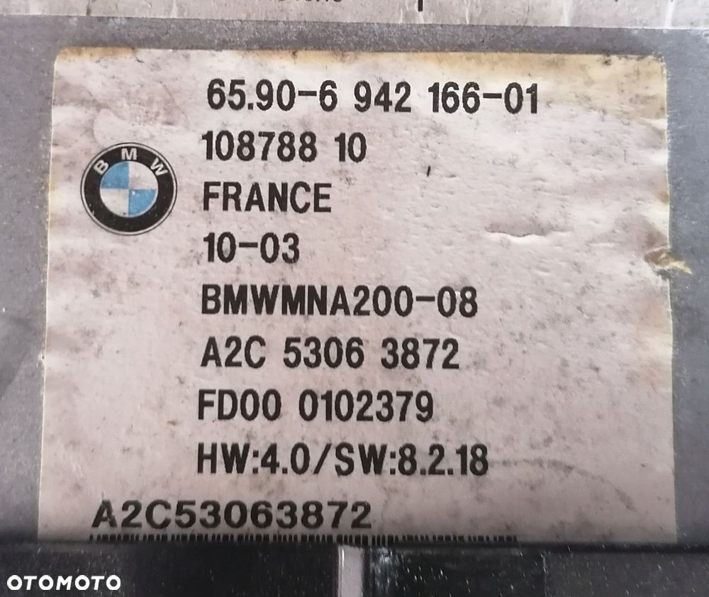 BMW 7 E65 CZYTNIK NAWIGACJI 6590694216601 - 3