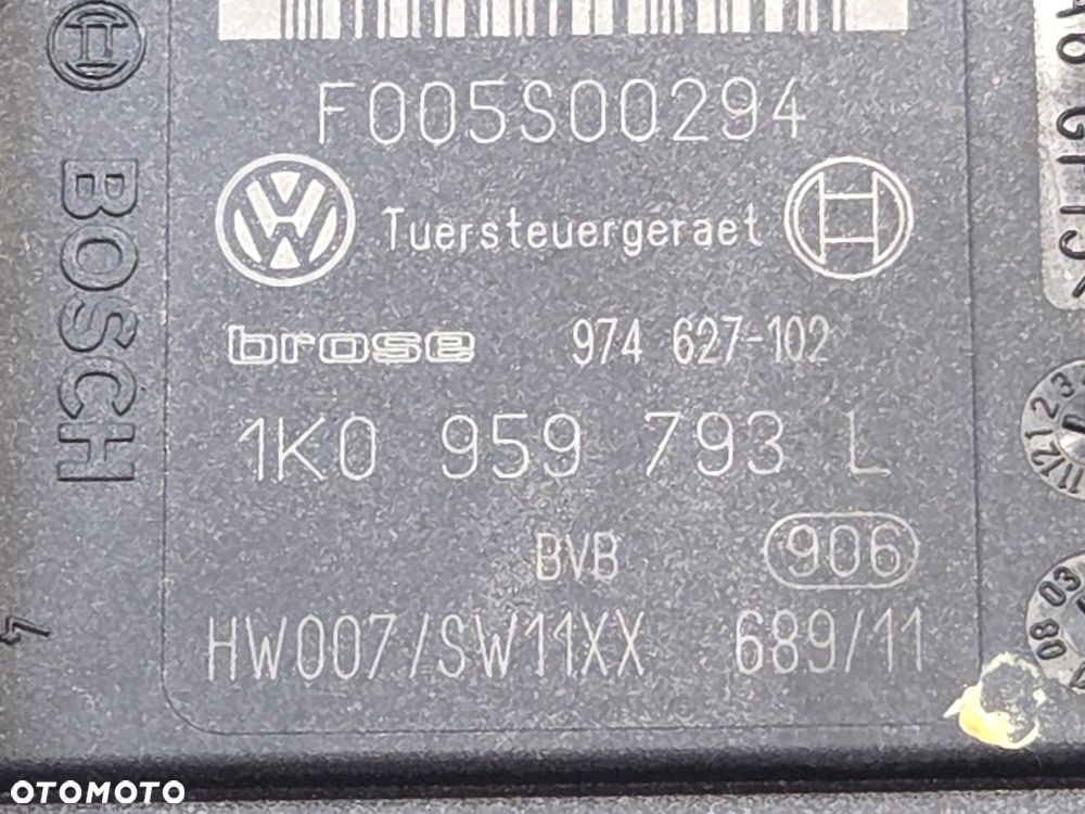 VW SEAT SKODA SILNICZEK OPUSZCZANIA SZYB MODUŁ LEWY PRZÓD PRZEDNI 1K0959793L - 2