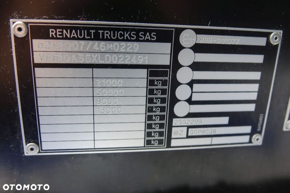 Renault GAMA T HIGH 480 DTI13 / EURO 6 / STANDARD / AUTOMAT / KLIMATYZACJA POSTOJOWA / 2 ZBIORNIKI PALIWA - 28