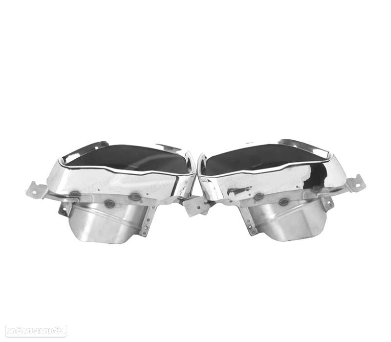 PONTEIRAS DE ESCAPE BMW G20 G21 19- LOOK M PERFORMANCE PRATEADAS - 2