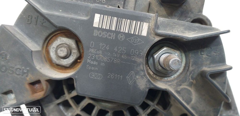 ALTERNADOR RENAULT CLIO GRANDTOUR 2011 -0124425093 - 1