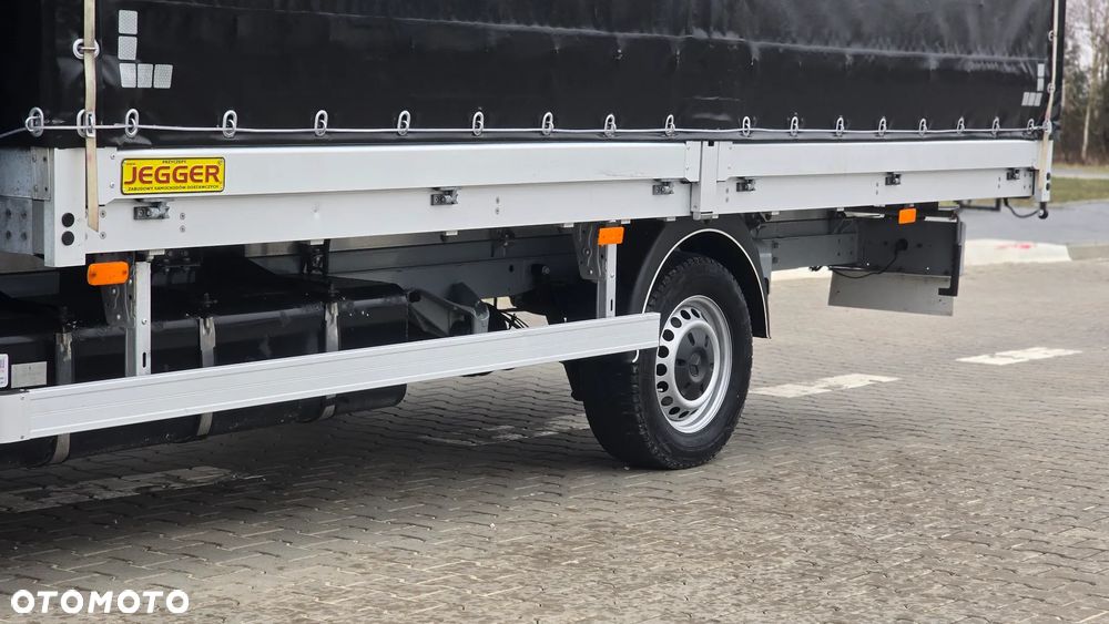 Mercedes-Benz SPRINTER 316 CDI 907❗ PLANDEKA 10 PALET / DRZWI Z TYŁU / DWIE WYSOKOSCI JAZDY / ZABUDOWA JEGGER / MAX ROZSTAW OSI / PODUSZKI PNEUMATYCZNE / SYPIALKA / RAMA / LAWETA / SALON POLSKA ❗❗ - 24