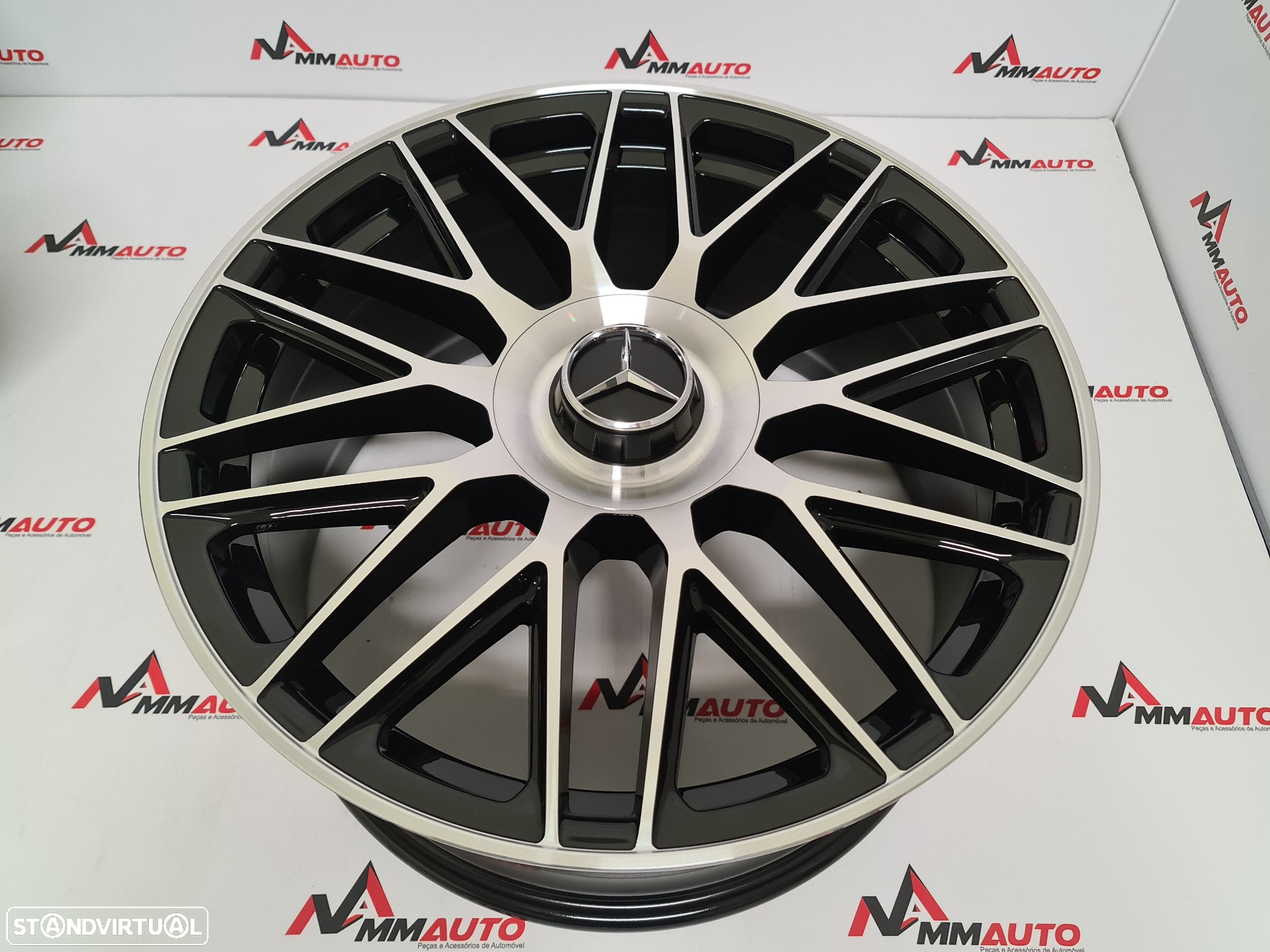 Jantes Mercedes C63S AMG Preto Polido 19 - 5