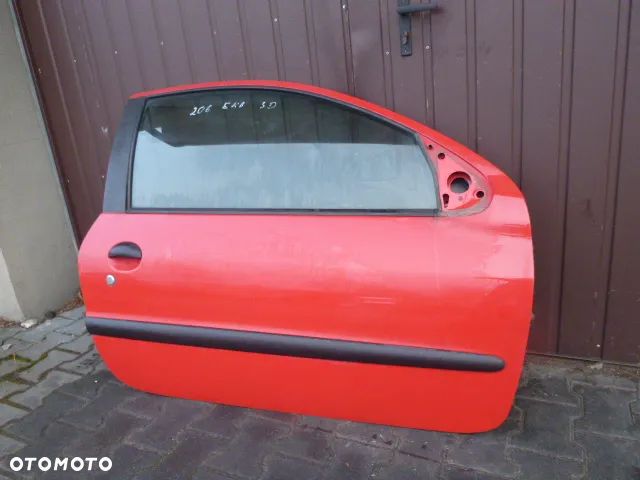 DRZWI PRAWY PRZÓD PRAWE PRZEDNIE PEUGEOT 206 EKB 3D KOMPLETNE - 2