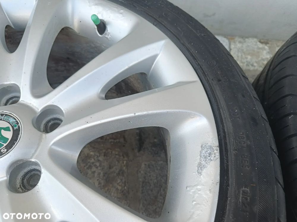 Felgi Aluminiowe 17 Skoda Superb 2 II 5x112 ET49 3T0601025D Koła Seat Audi VW 7,5Jx17H2 - 6