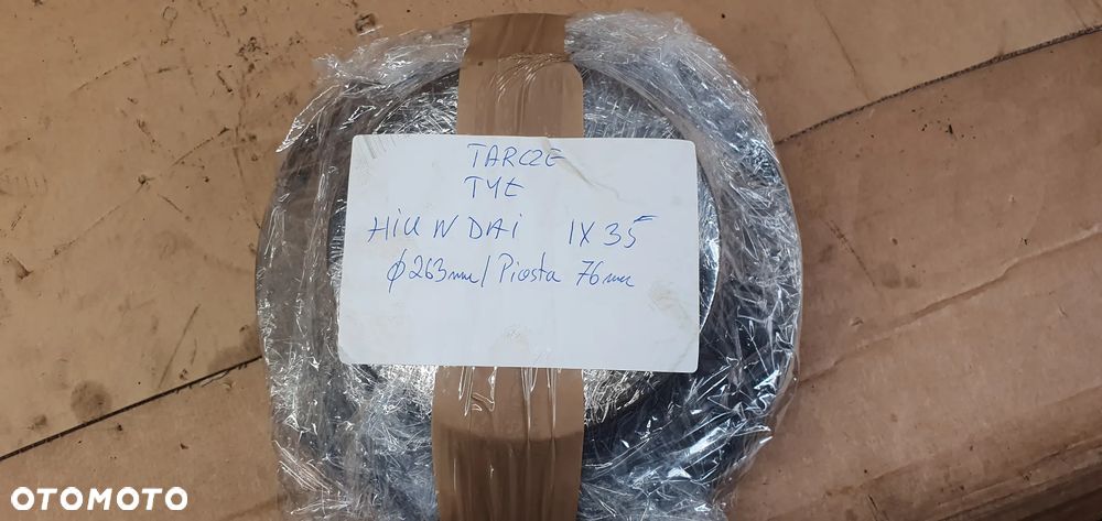 Tarcze hamulcowe klocki tył tylne Hyundai ix35 1.7 CRDI - 11