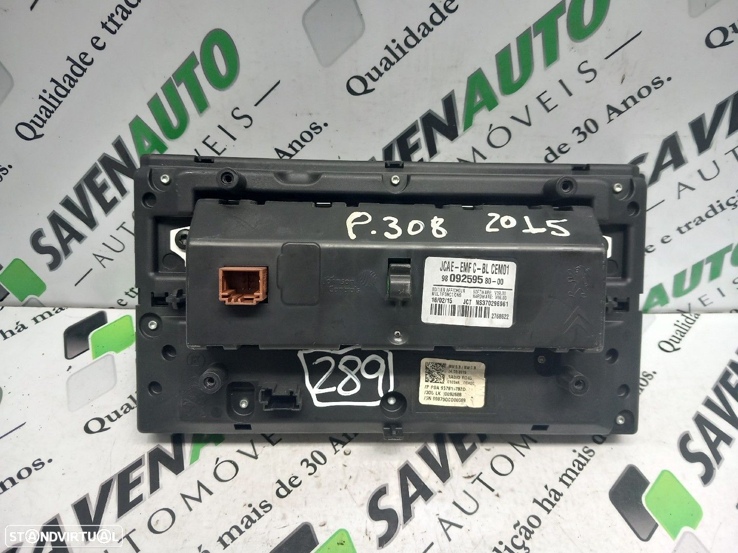 Rádio Peugeot 308 Ii - 1