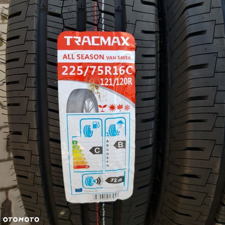 4x 225/75R16C Tracmax Van Saver All Season Nowy komplet opon całorocznych Poznań - 2