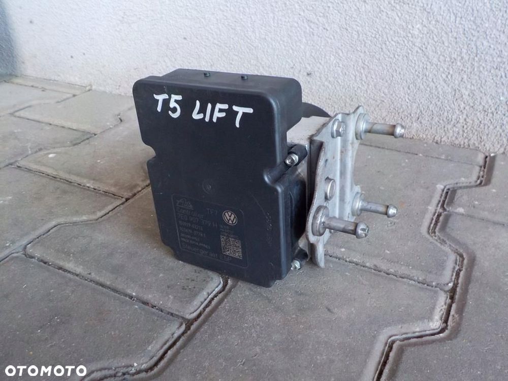 VW T5 LIFT POMPA MODUŁ ABS 7E0907379H 7E0614517F - 4