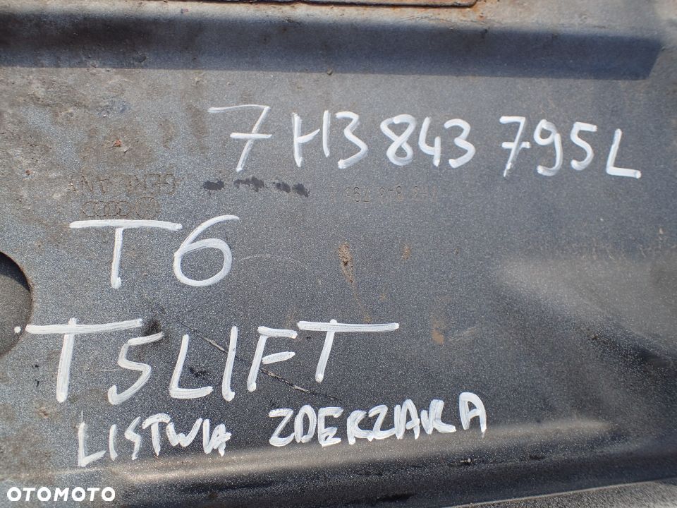 LEWA LISTWA MASKUJĄCA SZYNĘ VW T5 T6 7H3843795E RADOM - 3