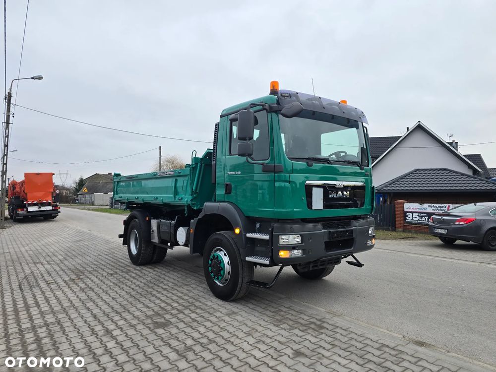 MAN TGM18.340/3 STRONNA WYWROTKA/4X4/134 TYŚ Przebieg!!! - 13