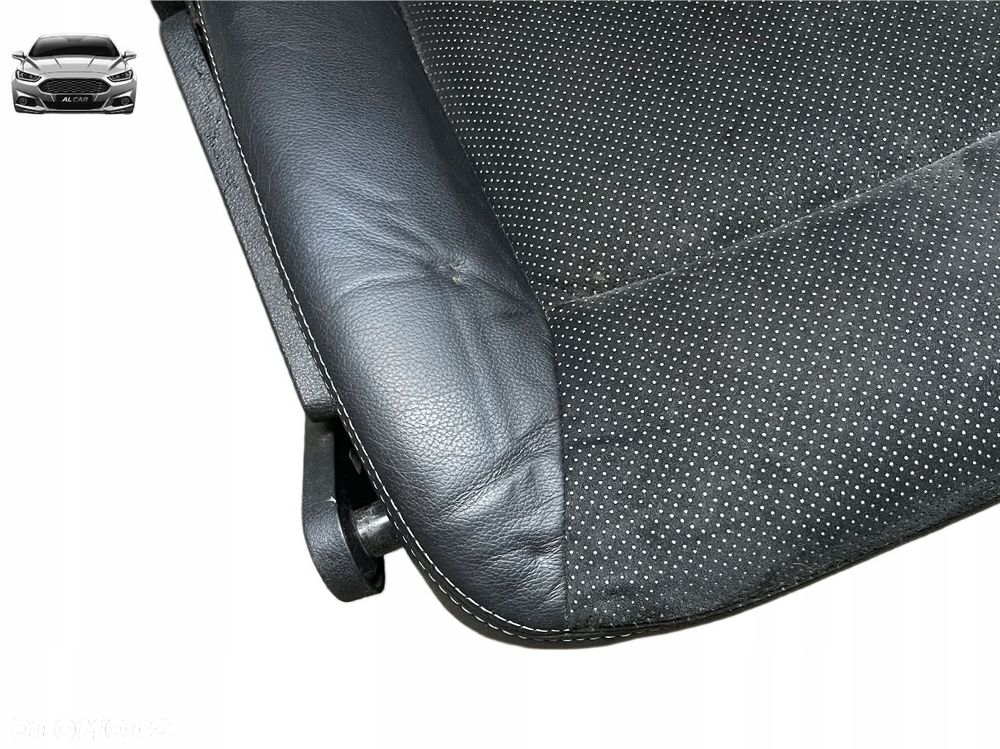 FOTELE 3 III RZĄD S-MAX MK1 PRZED LIFT ALCANTARA BIAŁA NITKA - 2