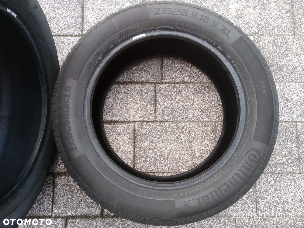 Komplet (4 szt.) opon letnich 235/55 R18 V XL Continental EcoContact 6 - nowe - 3