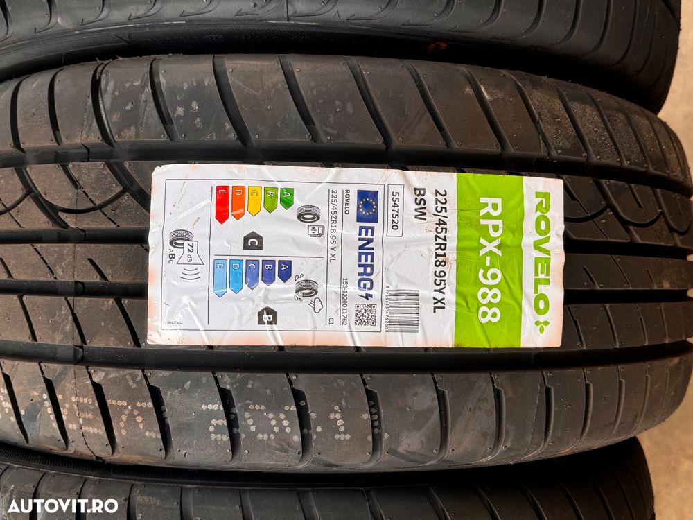 Vând anvelope 225/45/18 Rovelo de vară noi - 2