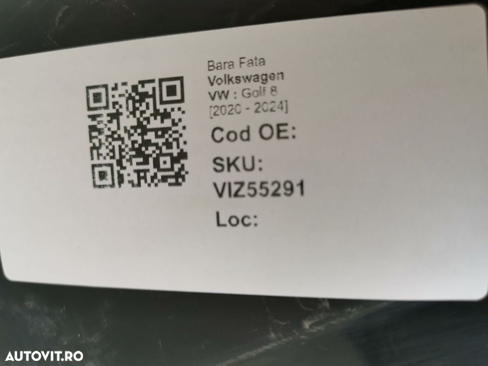 Bara Fata Volkswagen VW  Golf 8 2020 2021 2022 2023 2024 Originala In - 8