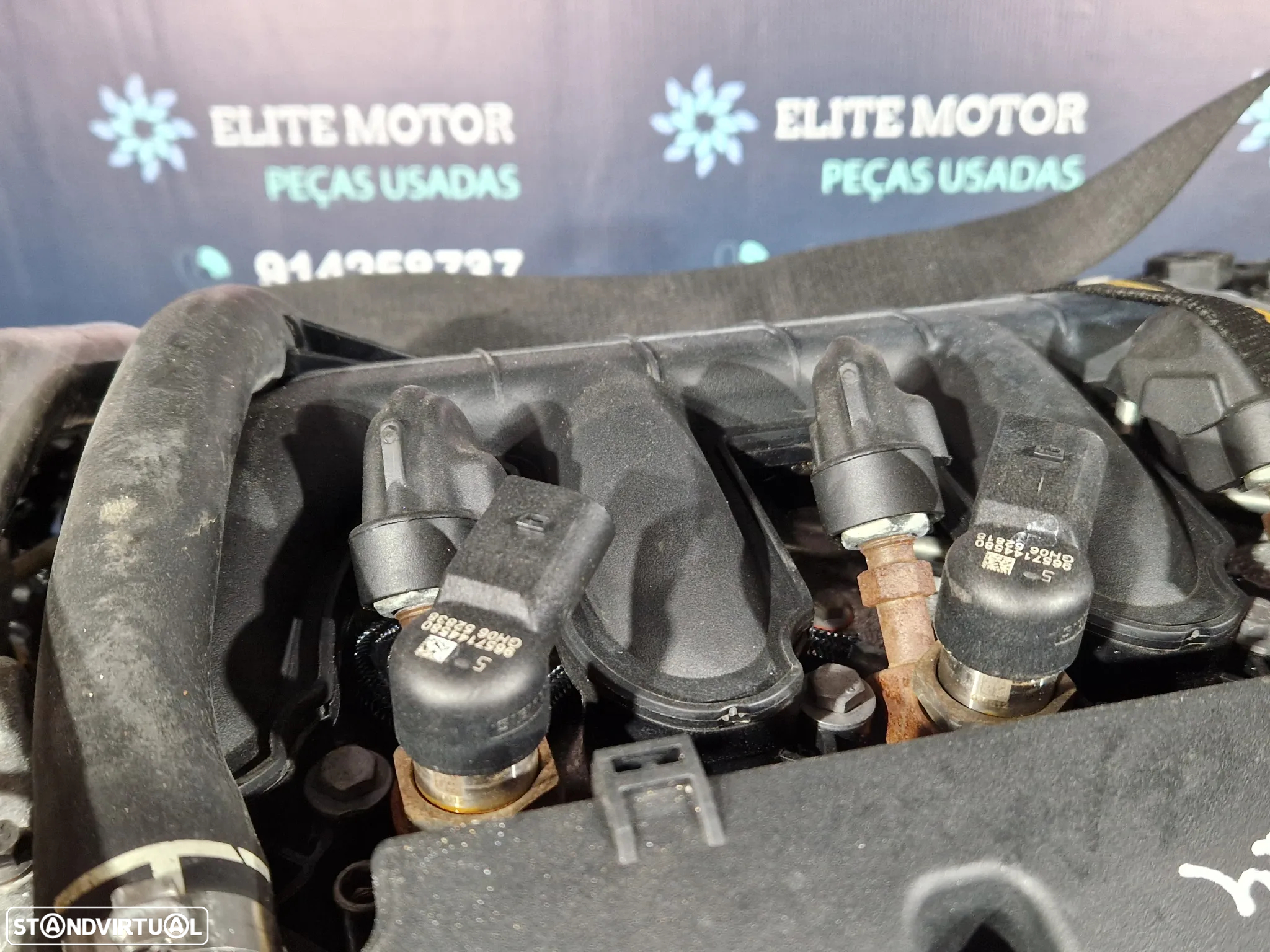 Motor usado RHR CITROEN C5 2.0 HDI 136CV C8 PEUGEOT 407 - 11