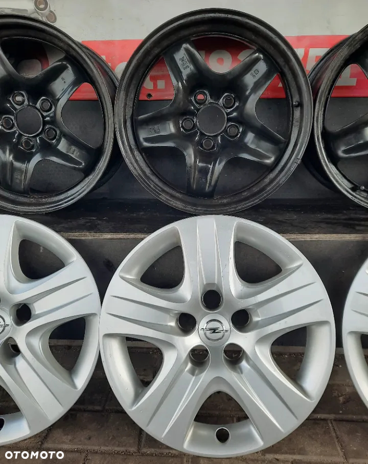 FELGI STALOWE STRUKTURALNE + KOŁPAKI 17" 5x120 ET41 OPEL INSIGNIA - 4