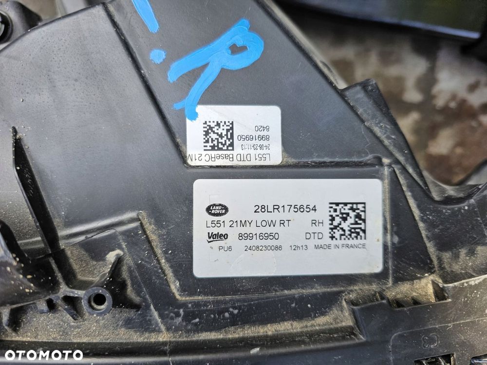 zderzak maska lampa chłodnica komplet range rover evoque l551 europa - 8