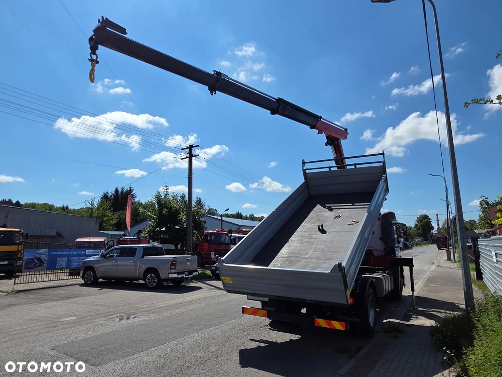 Mercedes-Benz AXOR 1824 // HDS HMF 1420-K3 3 WYSUWY + PILOT // NOWY KIPER // ŻURAW DŹWIG CRANE KRAN - 4
