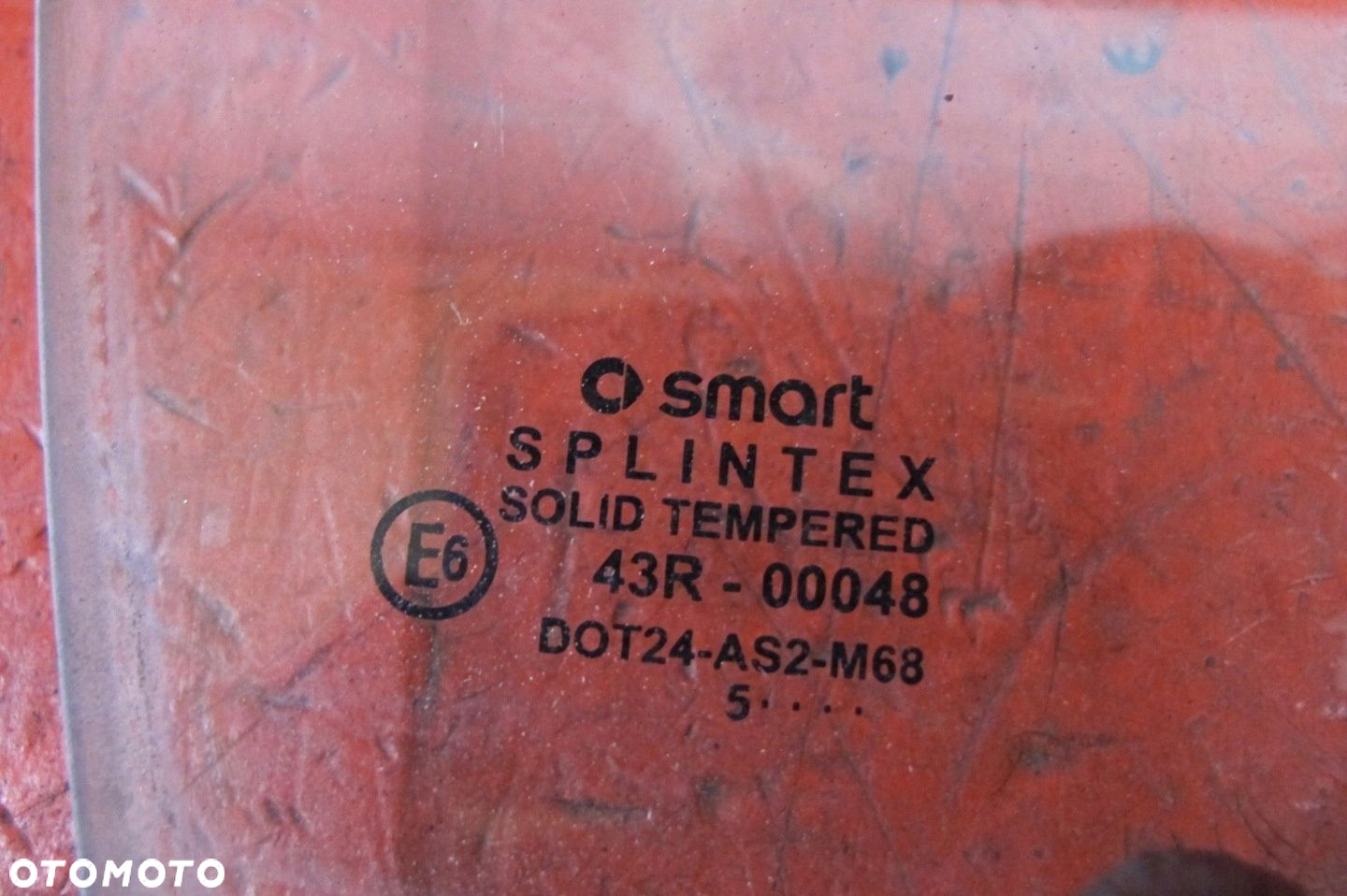 SMART ForFour 454 04- SZYBA DRZWI PRAWA PRZÓD PRZEDNIA 2005 ROK - 2