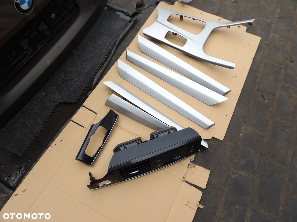 BMW - F25,X3 - KOMPLET DEKORÓW - LISTWY OZDOBNE - KRATKI NAWIEWU - ALUMINIUM - 9184742  9257224 - 1