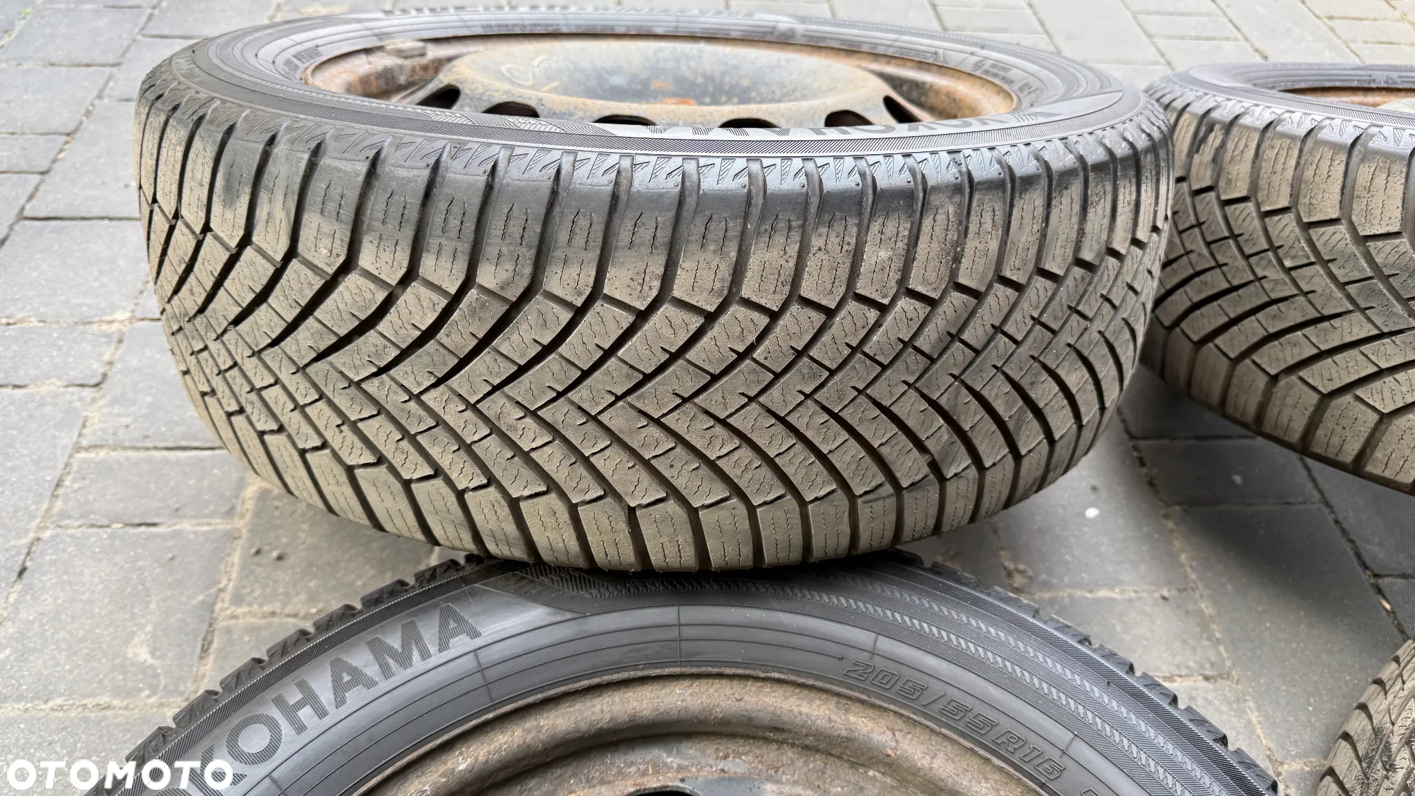 Kola 205/55 stalowe r16 5x112 ET50 audi seat skoda vw felgi - 6