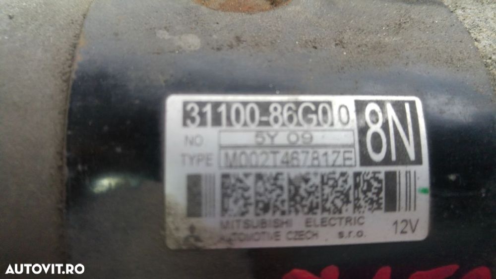 electromotor 1.5 b m15a suzuki ignis swift sx4 dupa 2003 31100-86g00 - 2