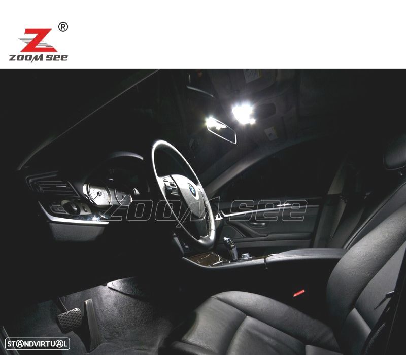 KIT COMPLETO DE 27 LÂMPADAS LED INTERIOR PARA BMW 5 SERIES GT 5GT F07 528I 535I 550I GT 520D 535D 5 - 5