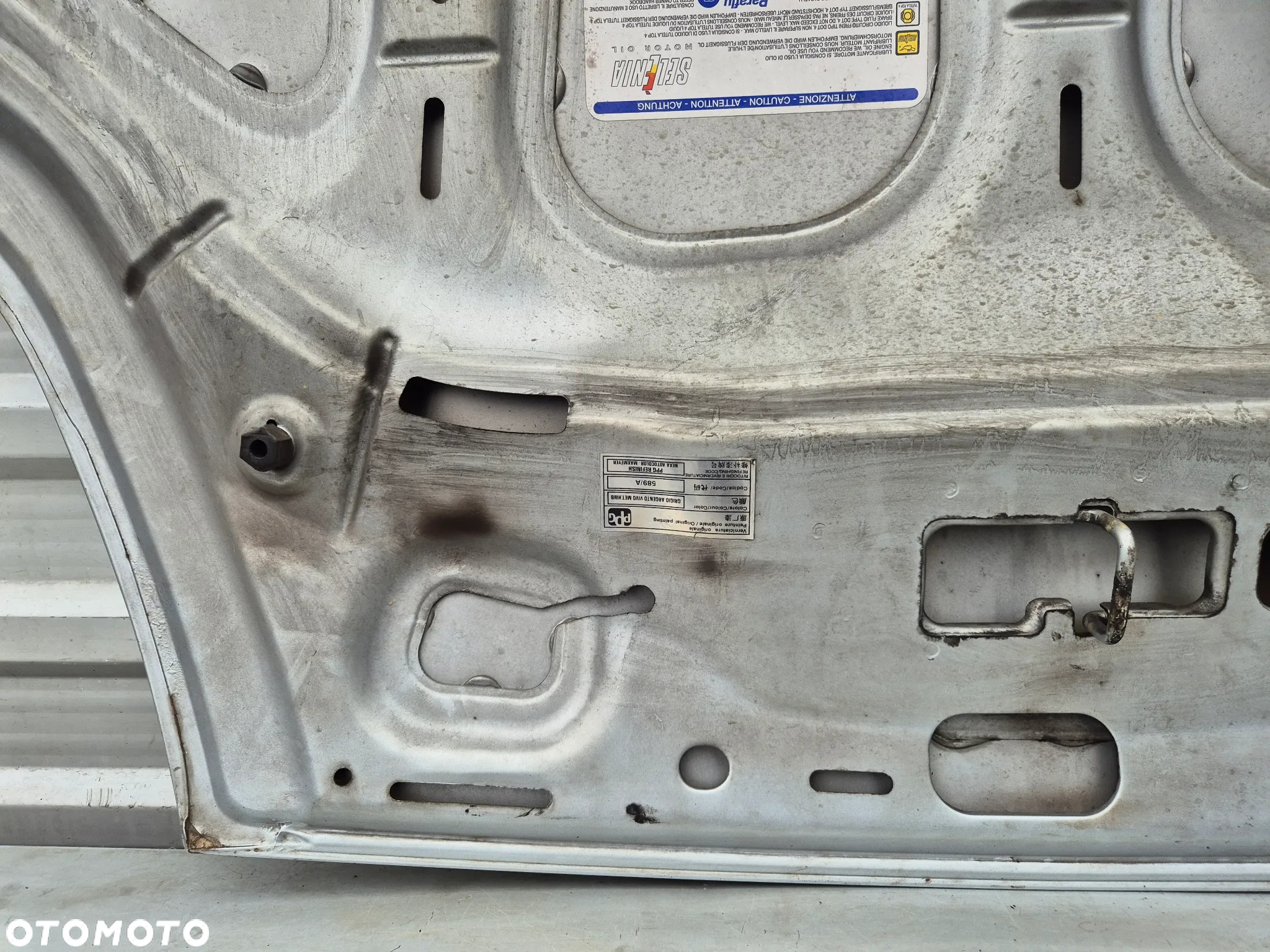Maska pokrywa silnika Fiat Grande Punto Evo 589/A - 9