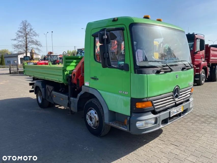 Mercedes-Benz Atego 818 wywrotka + żuraw PK 6500 - 10