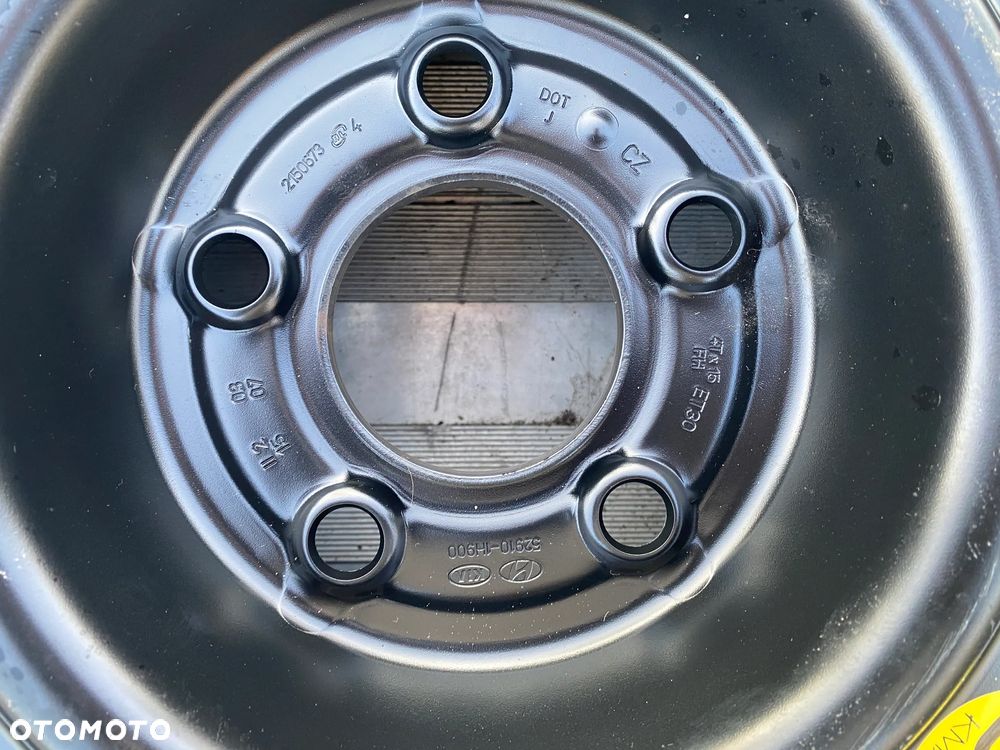 KOŁO ZAPASOWE ZAPAS DOJAZDÓWKA HYUNDAI KIA 125/80D15 529101H900 HANKOOK - 2