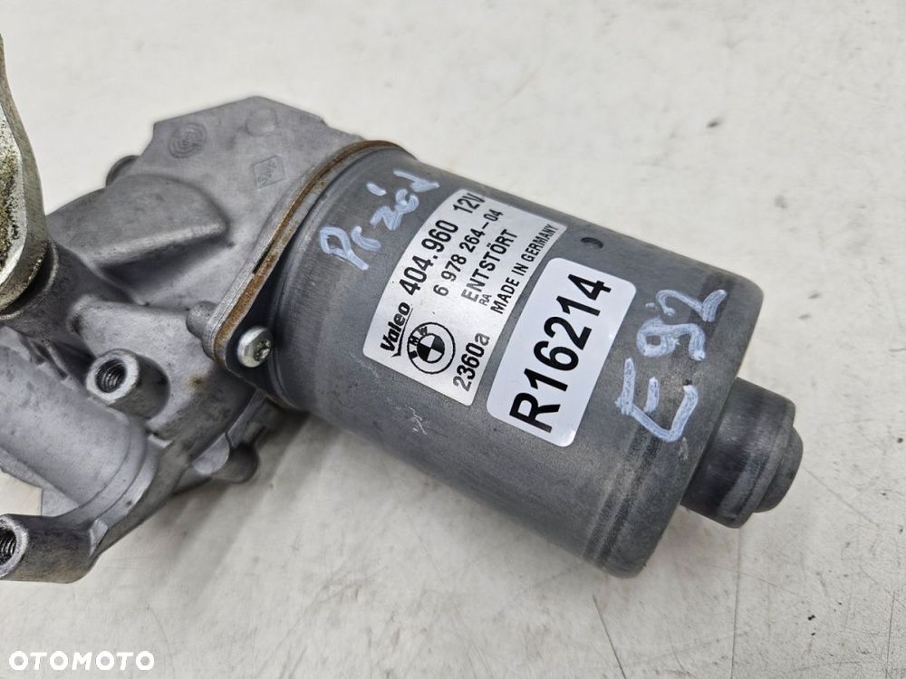 Mechanizm wycieraczek BMW E90 E91 E92 E93 04-12r. przedni SILNICZEK mechanizmu 6978264 - 6