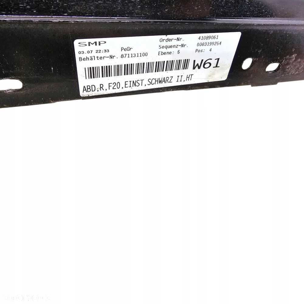 Bmw F20 Listwa Progowa Próg Progi Schwarz Ii 668 Lewa + Prawa Kpl Nr 79 - 15