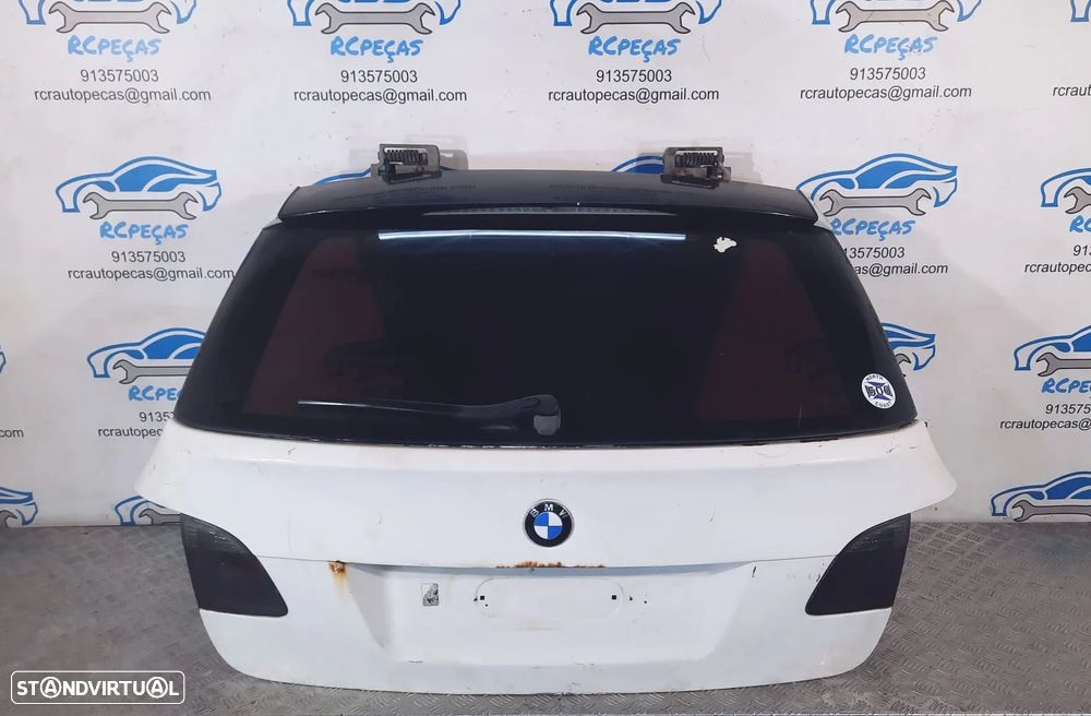 PORTA TAMPA MALA BMW SERIE 5 E61 TOURING CARRINHA 41627130799 FECHO PUXADOR MOTOR VIDRO 3º STOP - 1