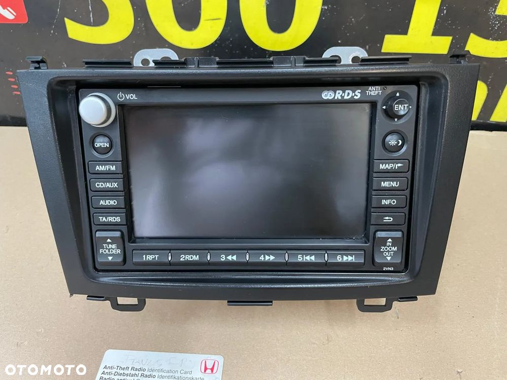HONDA CR-V III RADIO NAWIGACJA 2VN3 39540-SWA-E050-M1 Z KODEM - 3