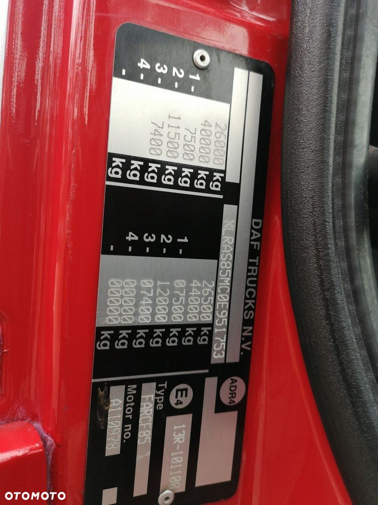 DAF CF 85.410 Hakowiec 6x2 Fornal Manual Salon Polska! - 23