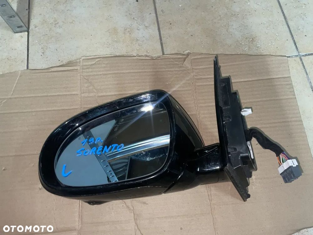 Lusterko lewe Kia Sorento III 19PIN (czarne) - 1