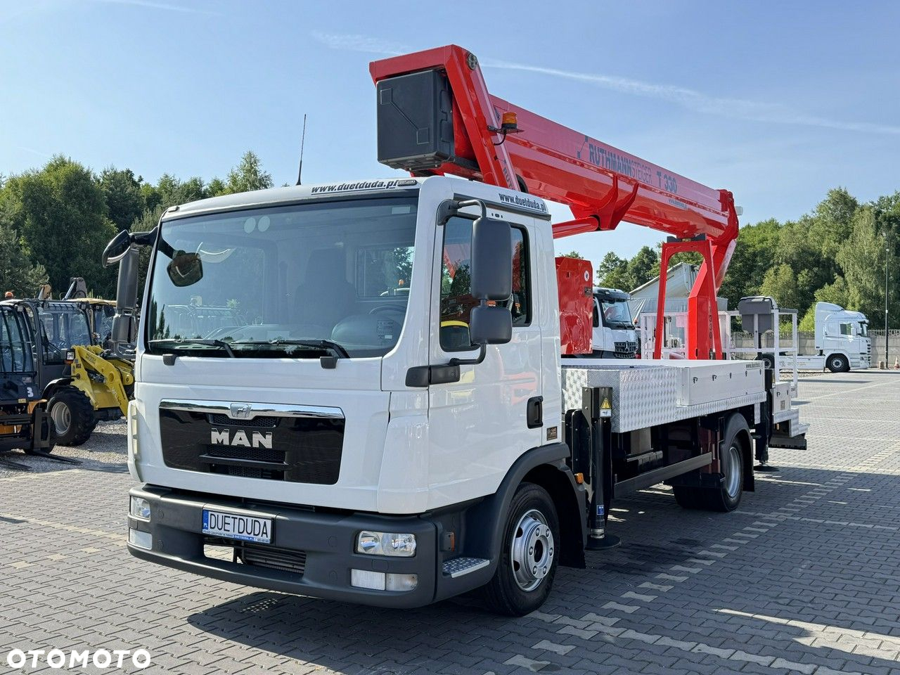 MAN TGL 7.150 Zwyżka Ruthmann T330 33-Metry DMC 7500KG 21m w Bok - 11