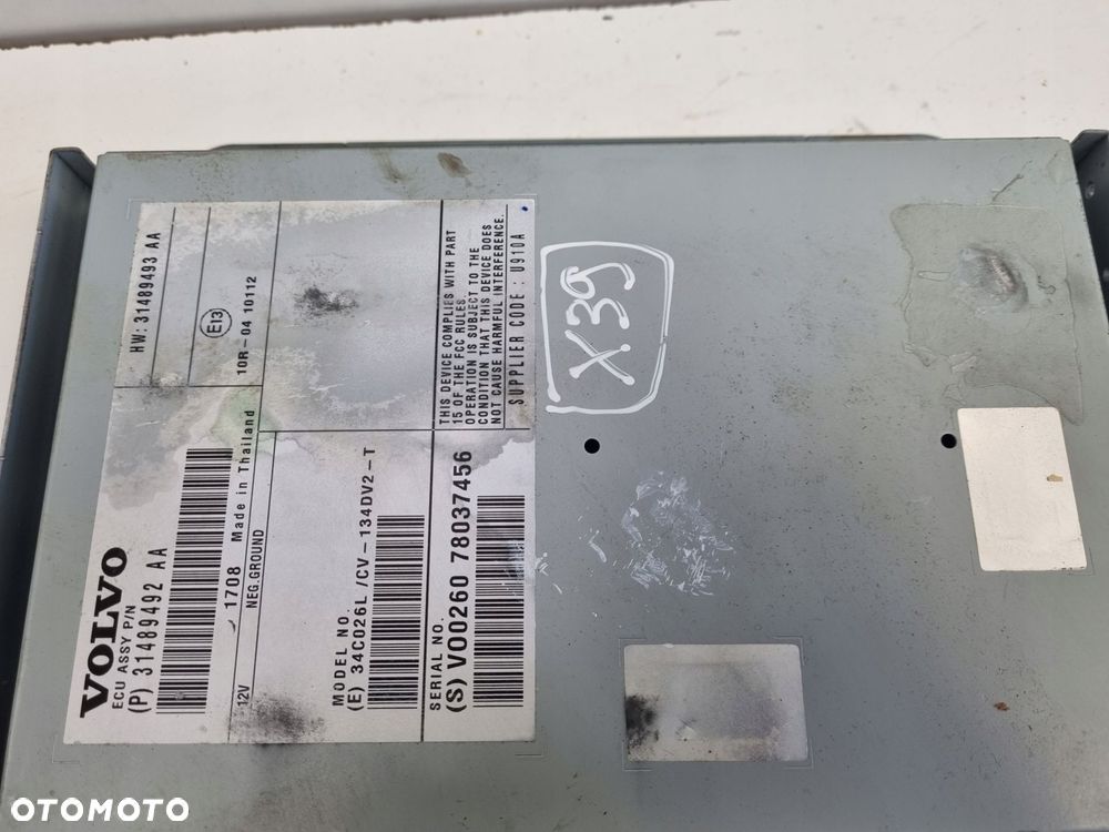 Volvo VOLVO V60 I S60 II V40 II WZMACNIACZ RADIA 31489492AA - 12