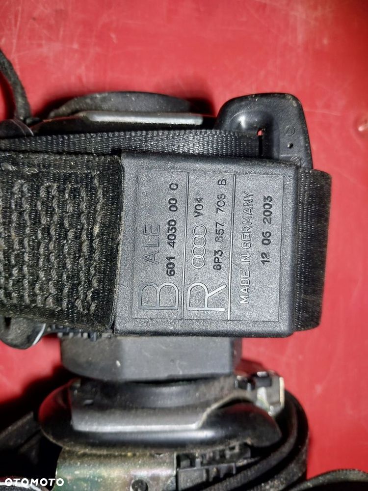 Pas bezpieczeństwa prawy lewy audi a3 8p 3 drzwi - 3