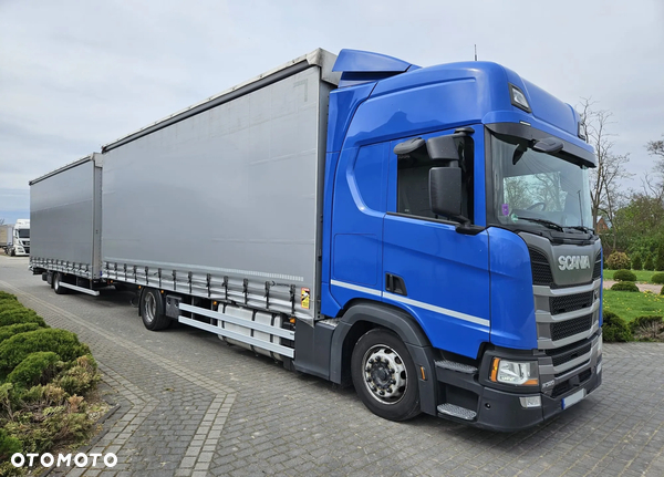 Scania R320 / ZESTAW TANDEM PRZESTRZENNY 120 M3 / 2018 R / GNIOTPOL / EURO 6
