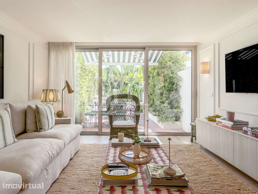 Apartamento T2 duplex jardim e piscina Estoril Cascais - Grande imagem: 5/29