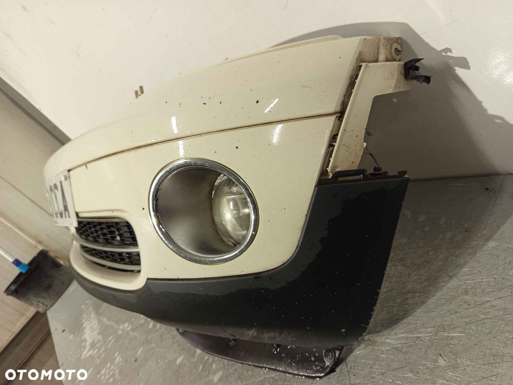 + ZDERZAK PRZÓD PRZEDNI MINI COOPER R55 R56 PEPPER WHITE BIAŁY HALOGENY - 2