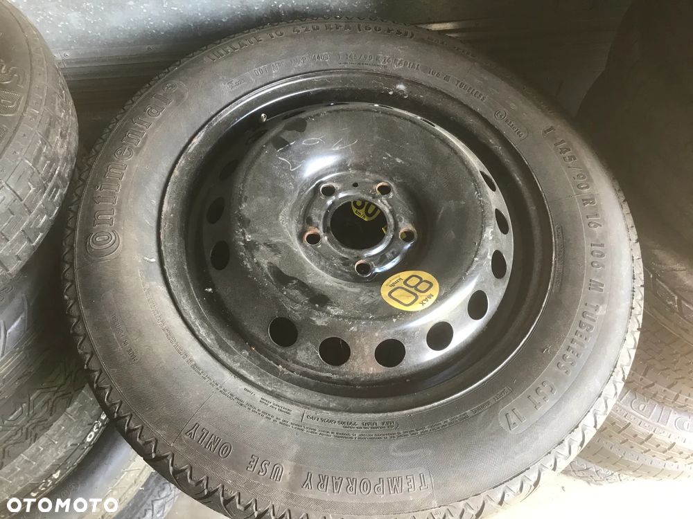 Koło Dojazdowe Dojazdówka Renault Kadjar Nissan Qashqai 16 5x114,3 Koło Zapasowe - 1