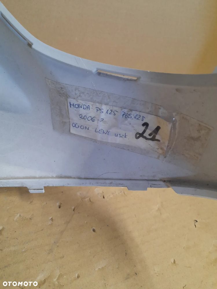 = HONDA PS 125 PES 125 06-11 ogon lewy zadupek owiewka lewa - 6