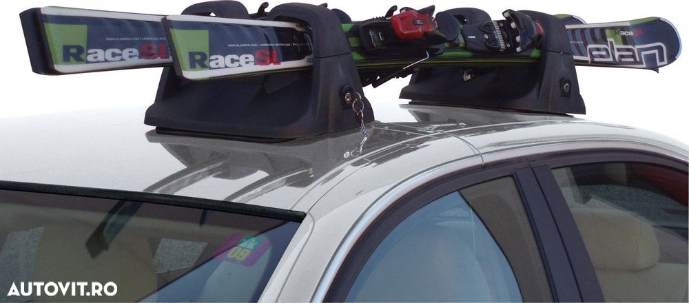 Suport ski Fabbri SKO cu prindere magnetica pe plafon / 2 perechi schi - 2