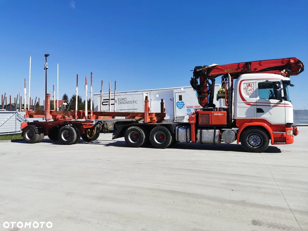 Scania R620, Epsilon S300L82, do dłużycy, drewna, lasu, kłody - 3